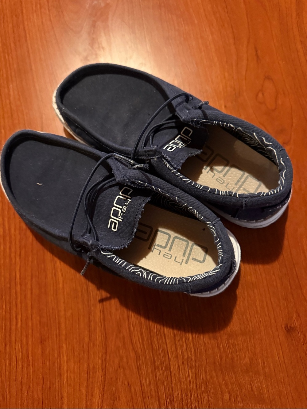 Hey Dude Navy Slip-On Shoes